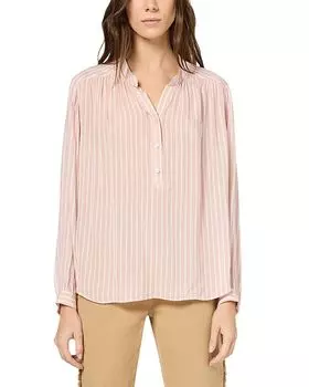 Юбка Unyka в полоску Gerard Darel, коричневый/бежевый