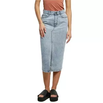 Юбка Urban Classics Denim Denim, синий