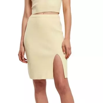 Юбка Urban Classics Knit Midi, желтый