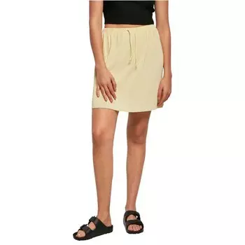 Юбка Urban Classics Plisse High Waist Mini, желтый