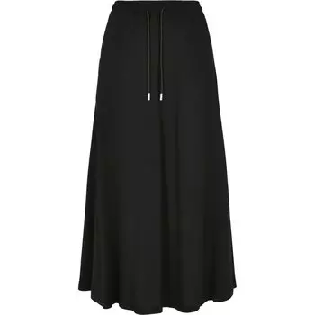 Юбка Urban Classics Viscose Midi Big, черный