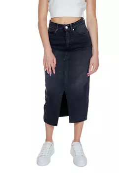 Юбка Vero Moda джинсовая, черный