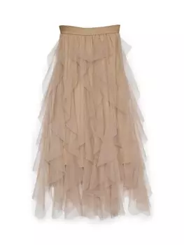 Юбка VERO MODA EVE, бежевый