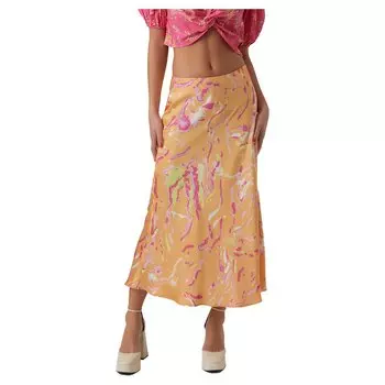 Юбка Vero Moda Heart Oli 7/8 High Waist, оранжевый