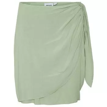 Юбка Vero Moda Natural Sarong High Waist, зеленый