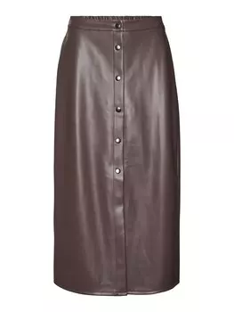 Юбка Vero Moda PAULINA, коричневый