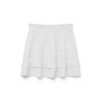 Юбка Vero Moda Pretty short skirt, белый