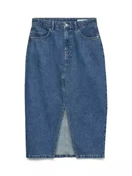 Юбка VERO MODA VMELFI, синий деним