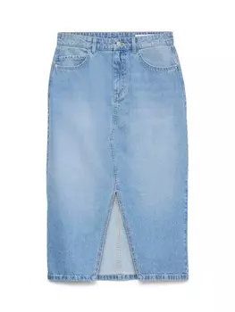 Юбка VERO MODA VMELFI, светло-синий