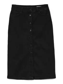 Юбка VERO MODA VMNatty, черный деним