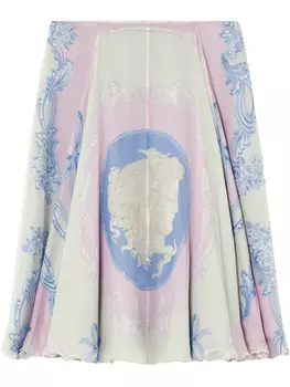 Юбка Versace Medusa Cameo, белый