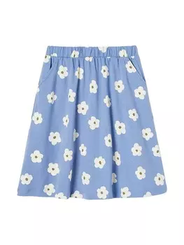 Юбка vertbaudet, цвет blau/wei