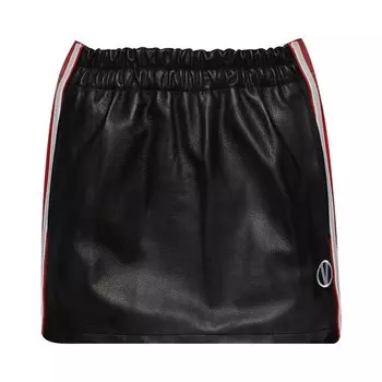 Юбка Vetements Leather Tracksuit Skirt Black/Red, черный