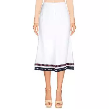 Юбка Victoria Beckham Midi, белый