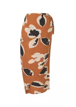 Юбка vigor pleats Issey Miyake, коричневый