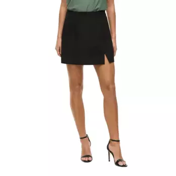 Юбка Vila Cammi short skirt, черный