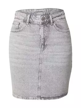 Юбка VILA Kaja, серый деним