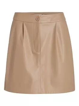 Юбка Vila LINE, темно-бежевый