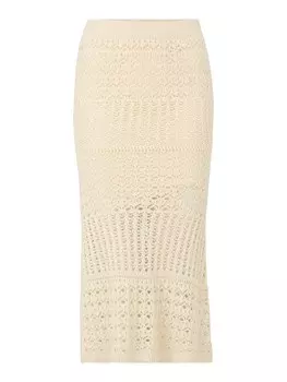 Юбка Vila Petite BELLA, светло-бежевый