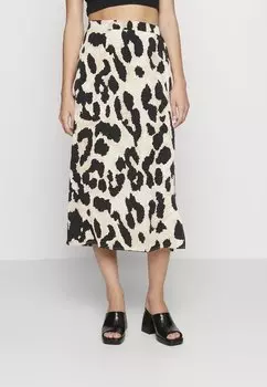 Юбка VILA Tall ЮБКА МИДИ VIBELINA, черный