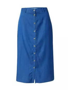 Юбка VILA VIBISTA, синий деним