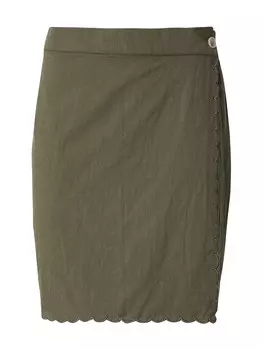 Юбка VILA VIFERNANDA, оливковый