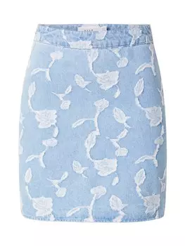 Юбка VILA VIIANAIS, синий деним