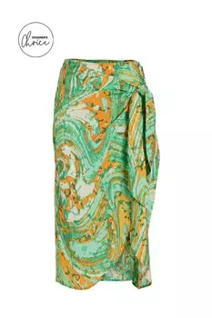 Юбка VILA, зеленый