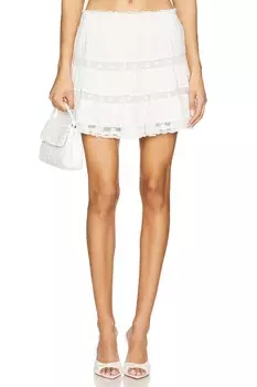 Юбка Viro Loveshackfancy, white