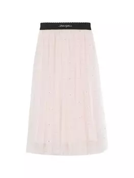 Юбка в горох Dolce & Gabbana Kids, розовый
