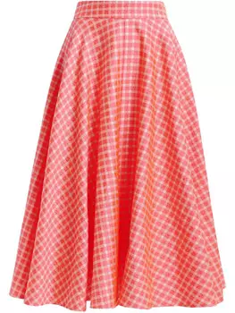 Юбка в клетку Essentiel Antwerp, оранжевый