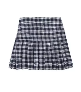 Юбка в клетку из хлопка Tartine Et Chocolat, синий