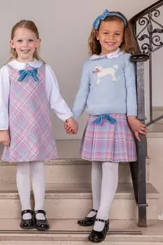 Юбка в клетку Пенелопа Trotters London, розовый