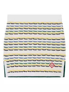 Юбка в полоску CASABLANCA, белый