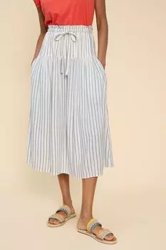 Юбка в полоску White Stuff Ecovero Seema White Stuff, белый