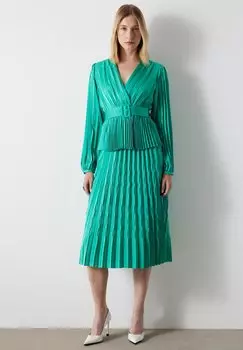 Юбка в складку Ipekyol, бирюзовый