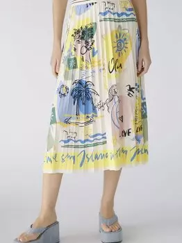 Юбка в складку Oui, желтый