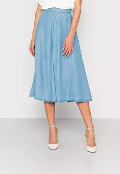 Юбка в складку Part Two, светло-синий