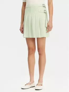 Юбка в складку стандартный крой 25EB711/21BE Maryley, зеленый