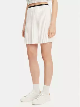 Юбка в складку стандартный крой JF1403 Lacoste, экрю