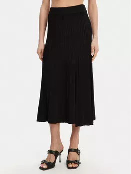 Юбка в складку стандартный крой P4JRAT77 Dkny, черный