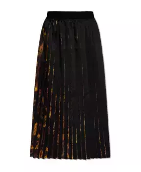 Юбка в складку Versace Jeans Couture, черный