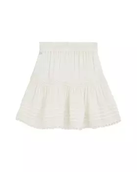 Юбка WE Fashion, белый
