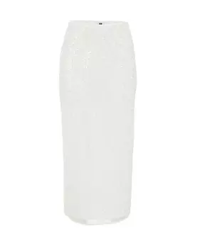 Юбка WE Fashion, белый