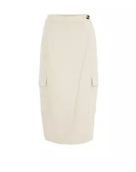 Юбка We Fashion, бежевый