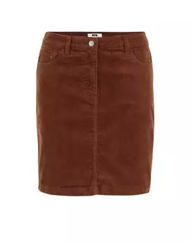 Юбка WE Fashion, коричневый