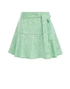 Юбка WE Fashion Regular Skirt, светло-зеленый