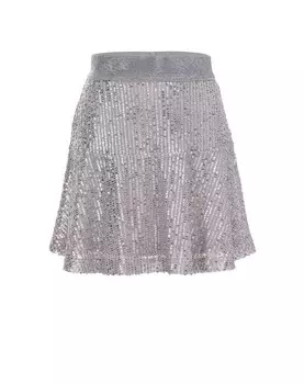 Юбка WE Fashion Skirt, серебряный