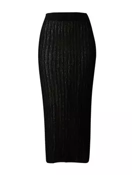 Юбка Weekday ADA, черный