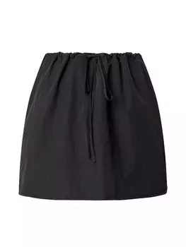 Юбка WEEKDAY Dobby, черный